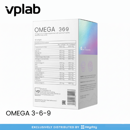 VPLab Omega 3-6-9 (60 Capsules)