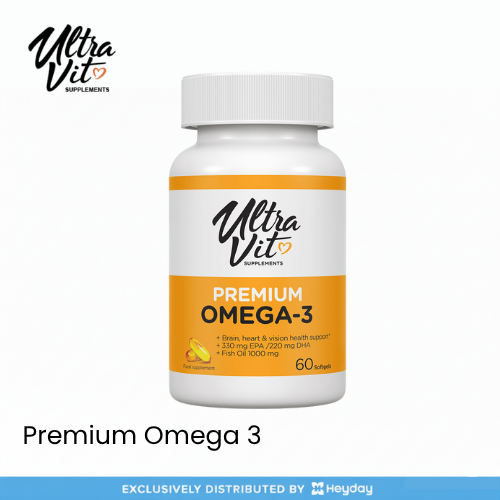 Ultravit Premium Omega-3 (60 Capsules)