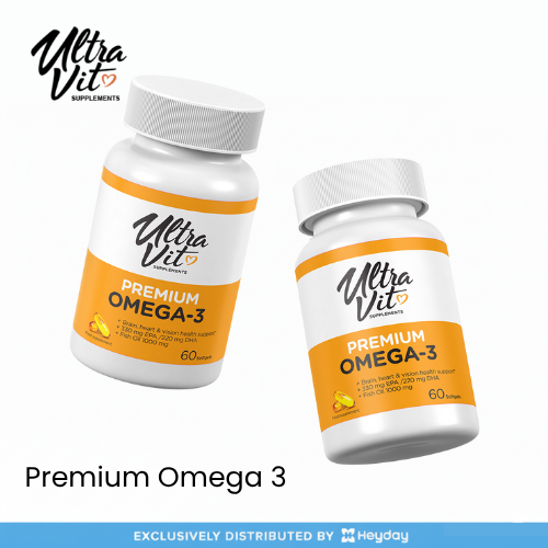 Ultravit Premium Omega-3 (60 Capsules)
