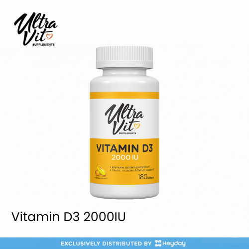 Ultravit Vitamin D3 (2000 IU, 180 Softgels)