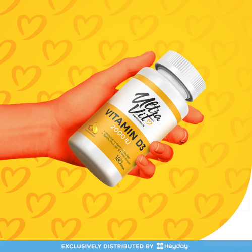 Ultravit Vitamin D3 (2000 IU, 180 Softgels)