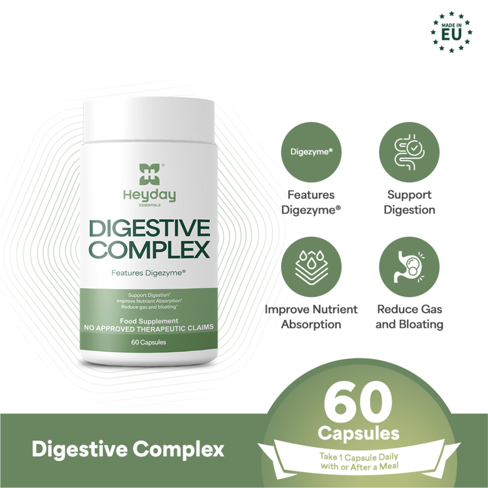 Heyday Essentials: Digestive Complex (60 Capsules) - Heyday Philippines