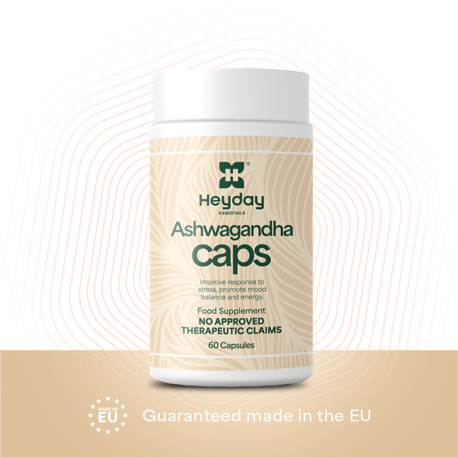 Heyday Essentials: Ashwaganda Capsules (60 Capsules) - Heyday Philippines