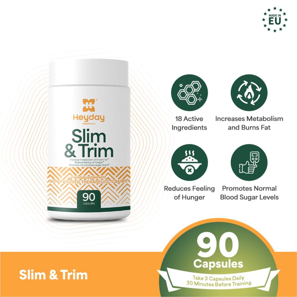 Heyday Essentials: Slim and Trim (90 Capsules) - Heyday Philippines