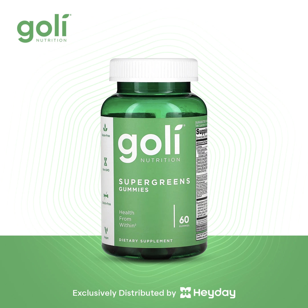 GOLI Nutrition Supergreens Gummies - Heyday Philippines
