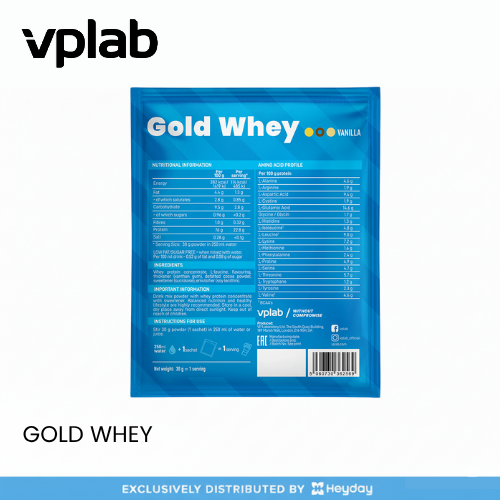 VPLab Sports Gold Whey Vanilla Sachet 30 grams