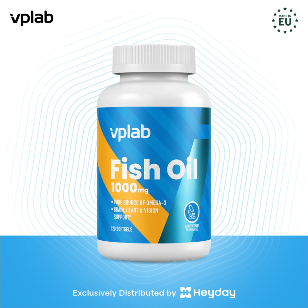 VPLAB Fish Oil (1000mg, 120 Softgels)