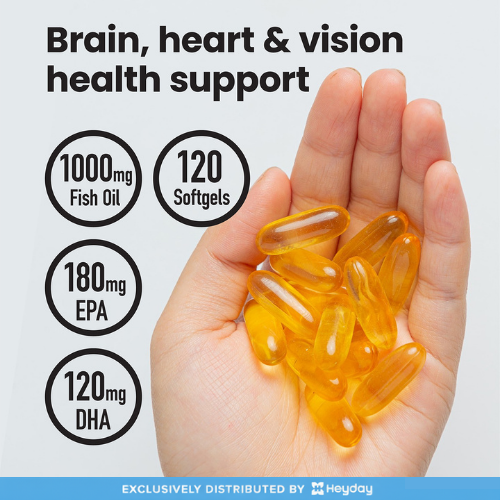 VPLab Fish Oil (1000mg, 120 Softgels)