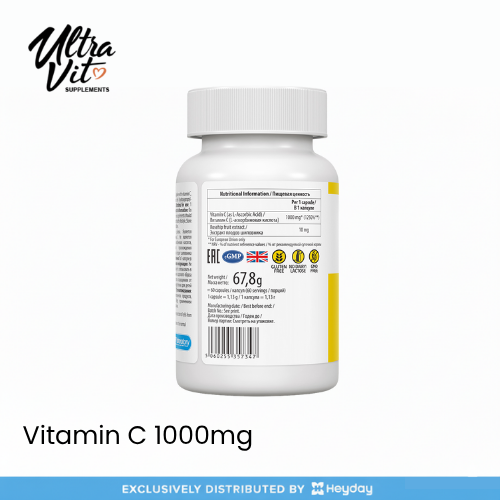 Ultravit Vitamin C (60 Capsules)
