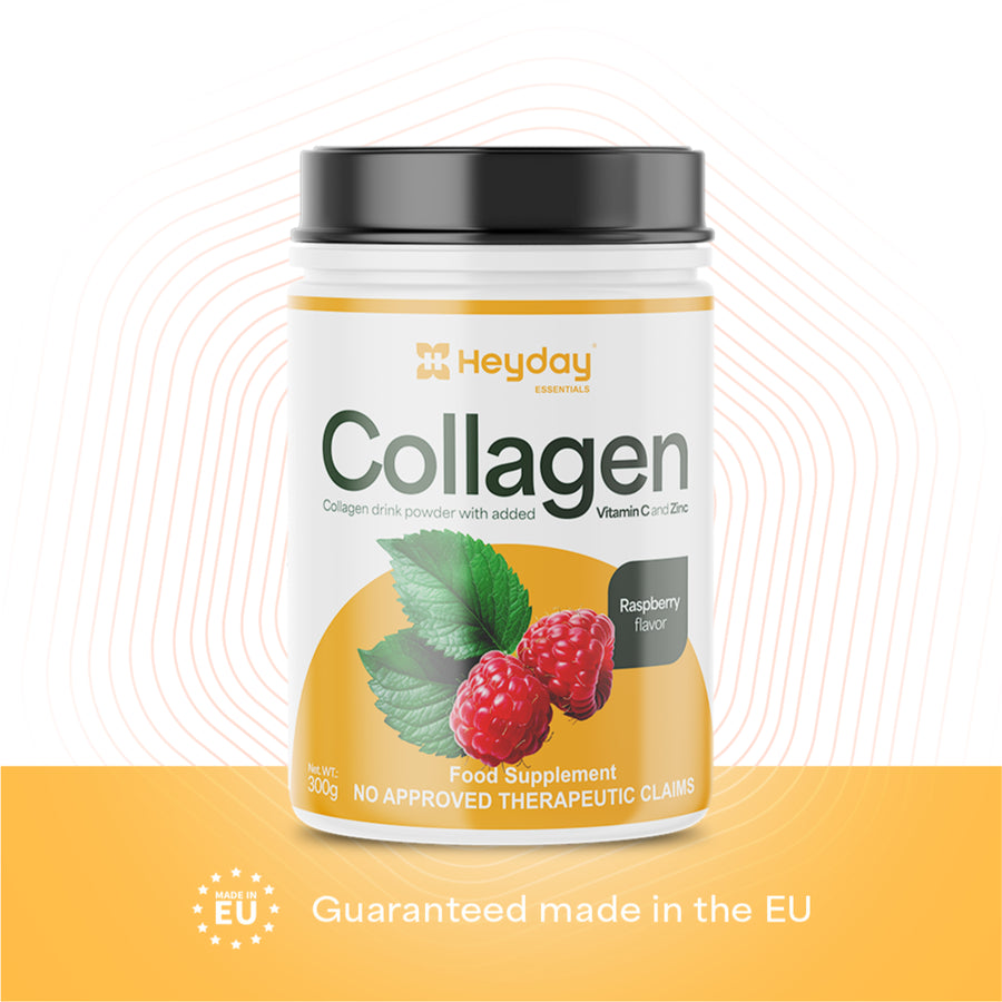 Heyday Essentials: Collagen (Raspberry Flavor, 300g)