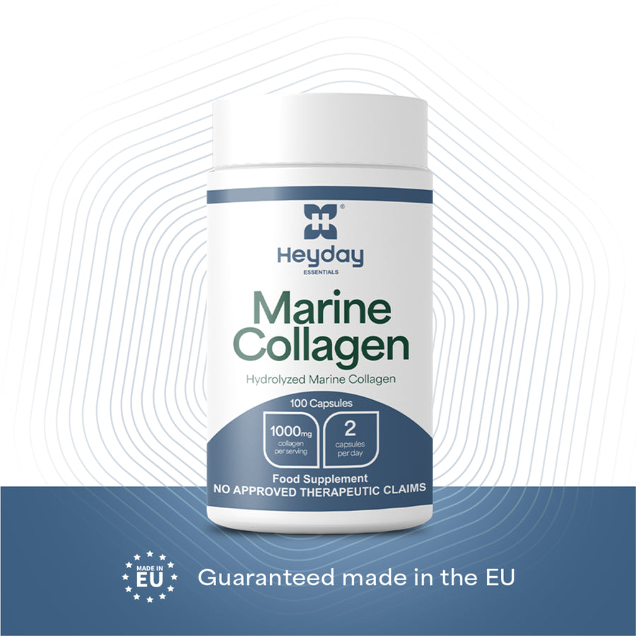 Heyday Essentials: Marine Collagen (100 Capsules)