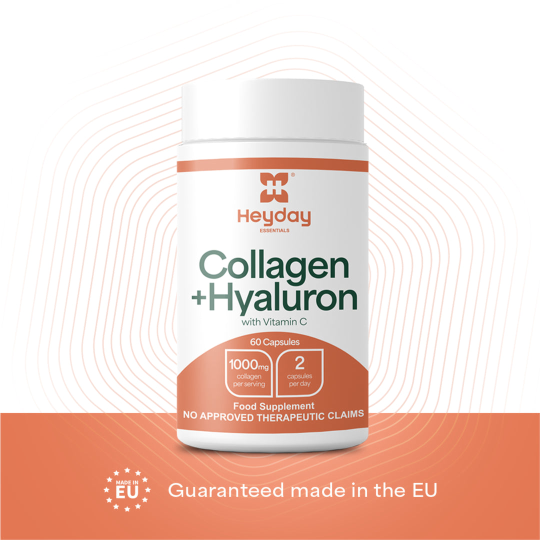 Heyday Essentials: Collagen + Hyaluron (60 Capsules)