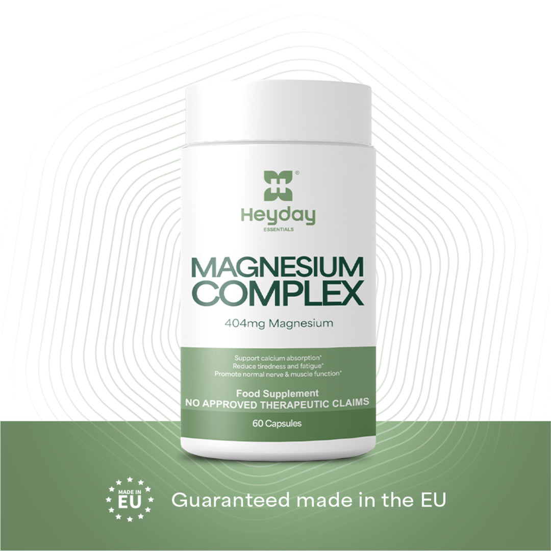 Heyday Essentials: Magnesium Complex (404mg, 60 Capsules)