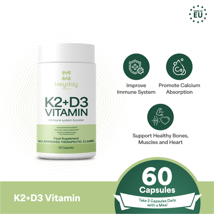 K2+D3 Vitamin (60 Capsules)