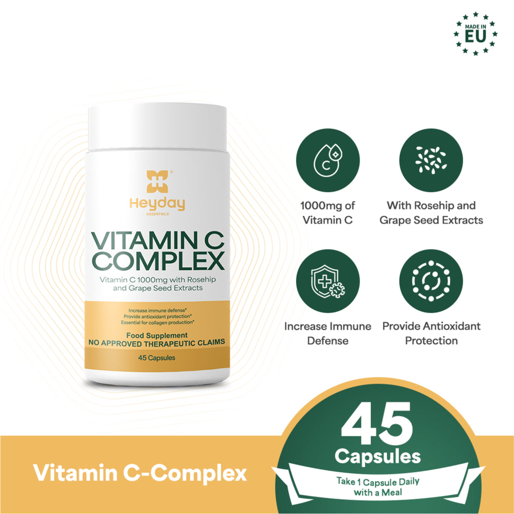 Heyday Essentials: Vitamin C Complex (45 Capsules)