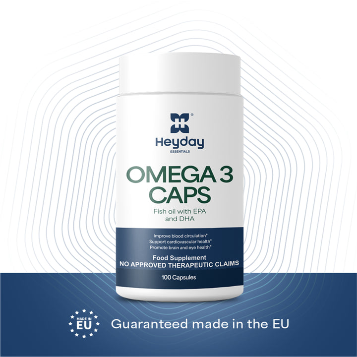 Heyday Essentials: Omega 3 Capsules (100 Softgels)