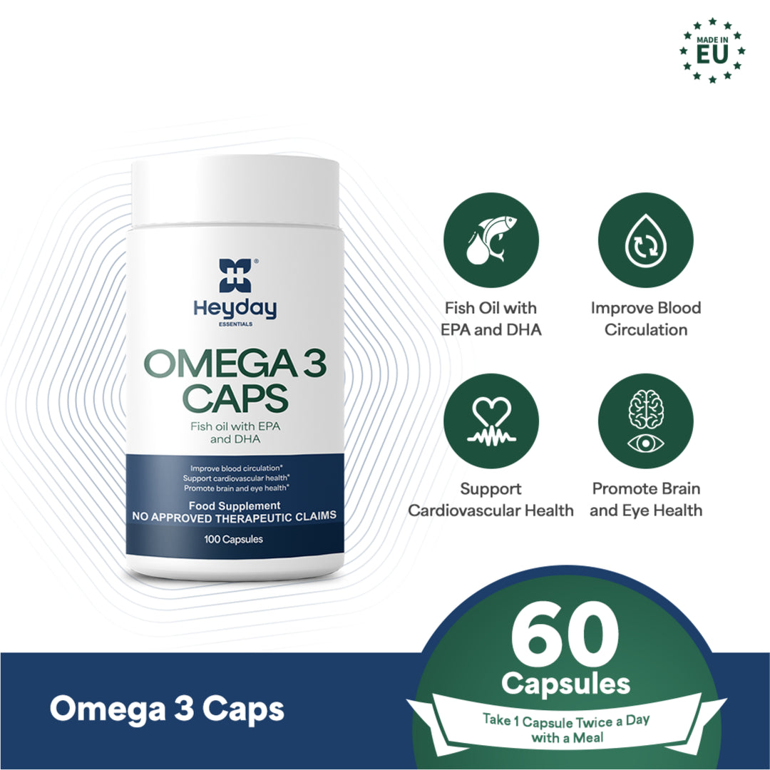 Omega 3 Capsules (100 Softgels)