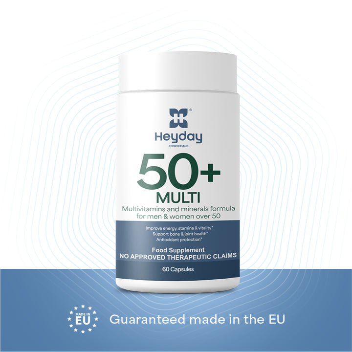 Heyday Essentials: 50+ Multivitamins (60 Capsules)