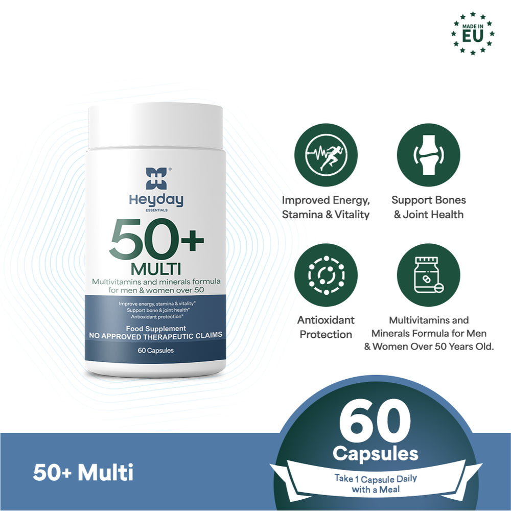 50+ Multivitamins (60 Capsules)