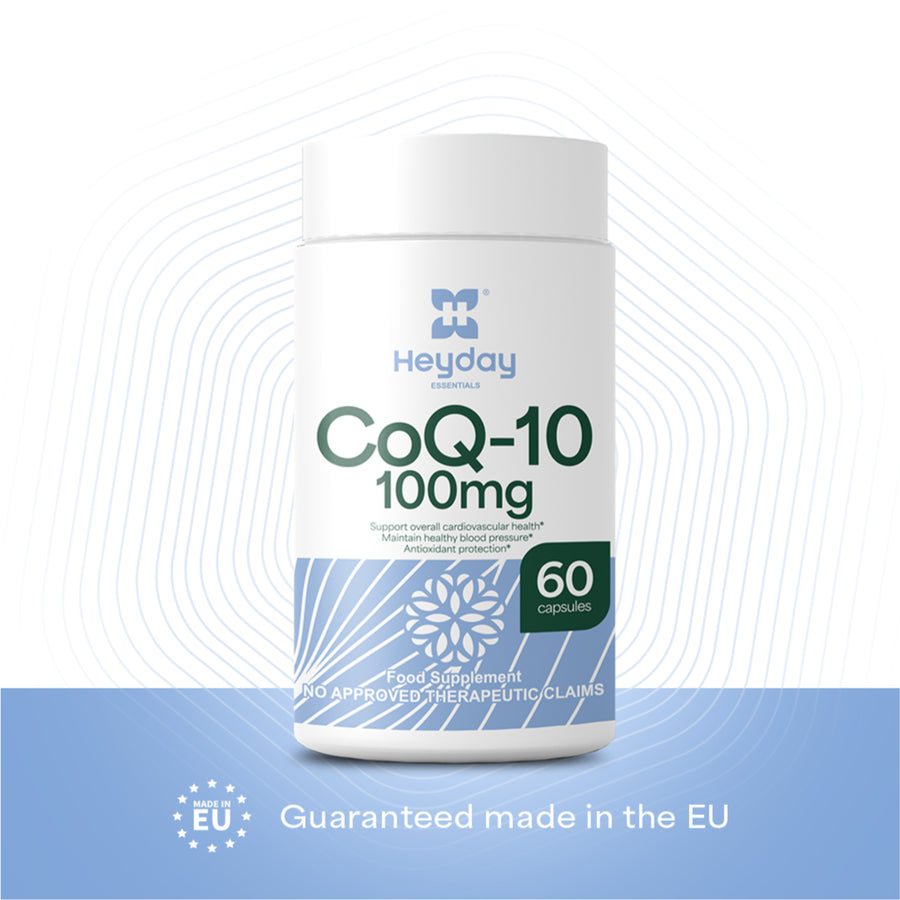 Heyday Essentials: CoQ-10 (100mg, 60 Capsules)