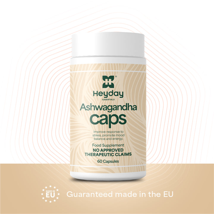 Heyday Essentials: Ashwaganda Capsules (60 Capsules)