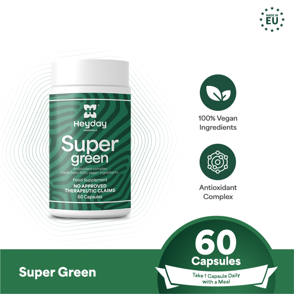 Heyday Essentials: Supergreen (60 Capsules)