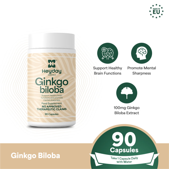 Ginkgo Biloba (90 Capsules)