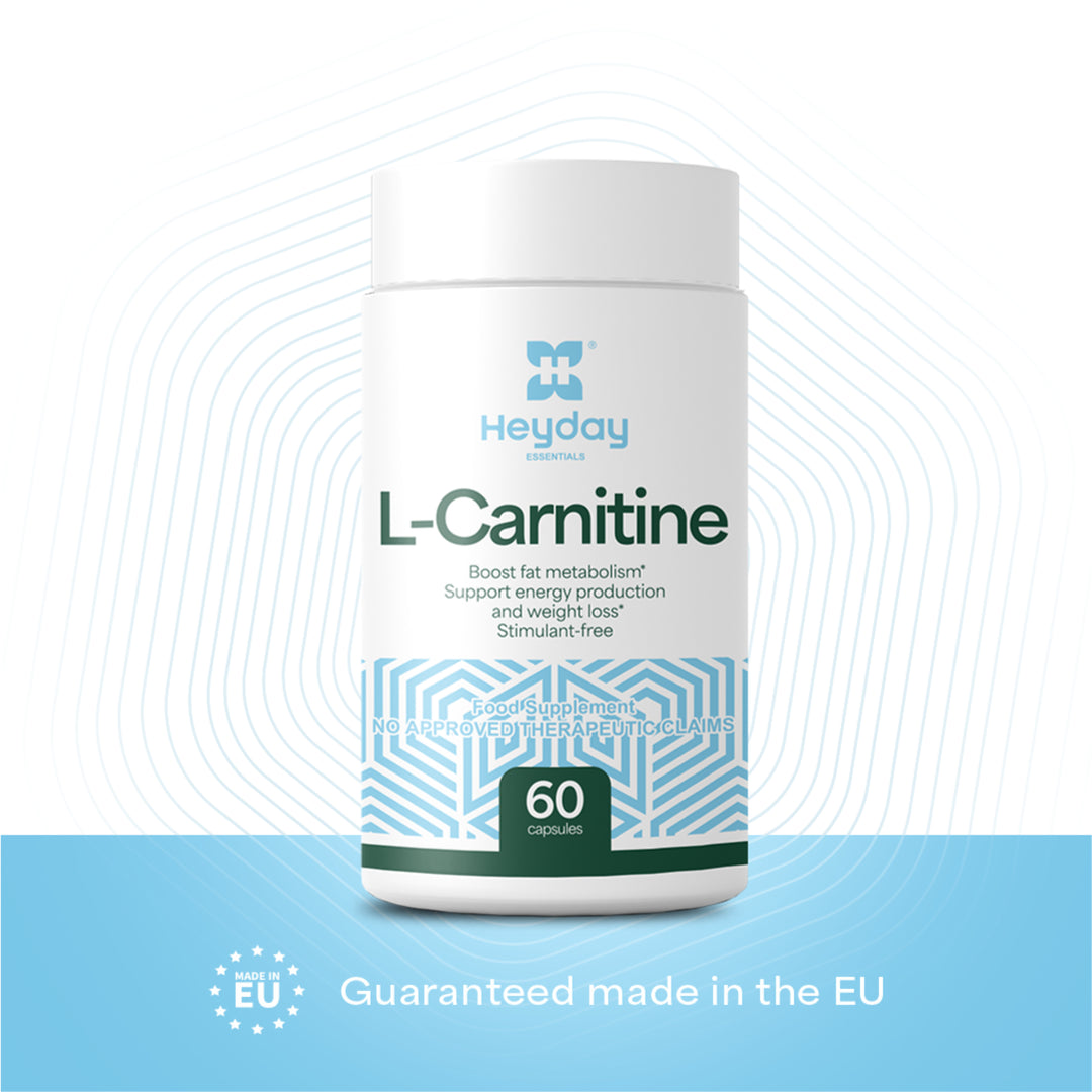 Heyday Essentials: L-Carnitine (60 Capsules)