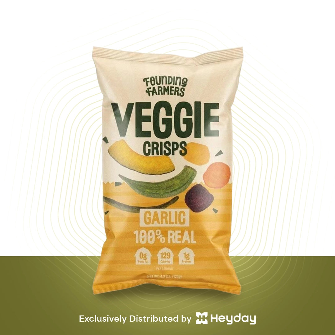 Mixed Veggie Crisps in Garlic