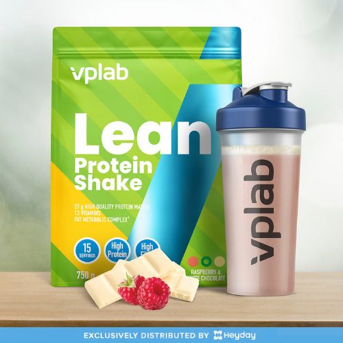 VPLab Sports Lean Protein Shake in Raspberry-White Chocolate Flavor (750g)
