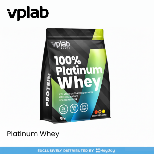 VPLab Sports Platinum Whey in Stawberry-Banana Flavor (750g)