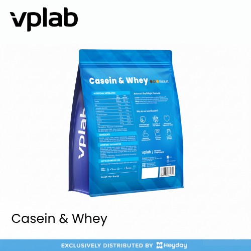 VPLab Sports Casein and Whey in Chocolate Flavor (500g)