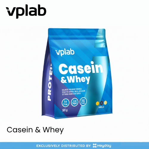 VPLab Sports Casein and Whey in Vanilla Flavor (500g)