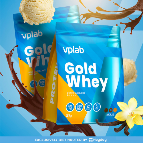 VPLab Sports Gold Whey in Chocolate Flavor (500g)