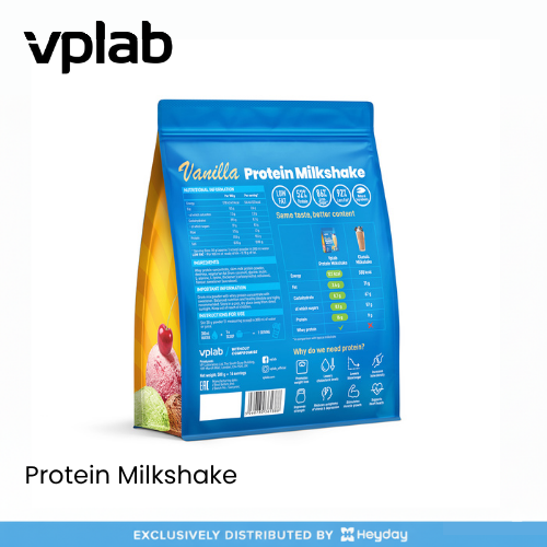 VPLab Sports Protein Milkshake in Vanilla Flavor (500g)