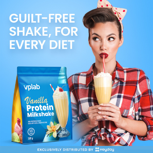 VPLab Sports Protein Milkshake in Vanilla Flavor (500g)