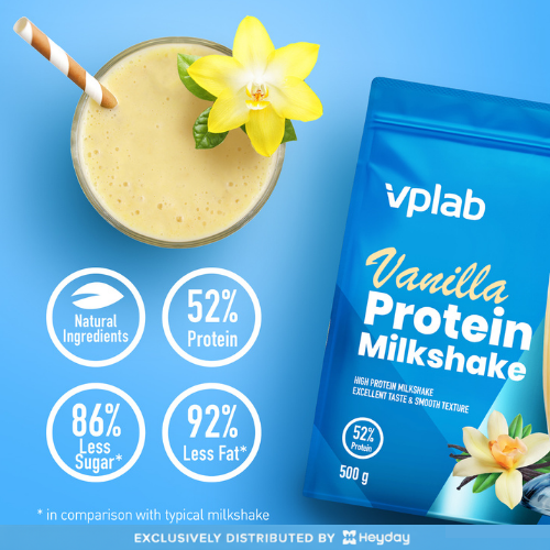 VPLab Sports Protein Milkshake in Vanilla Flavor (500g)