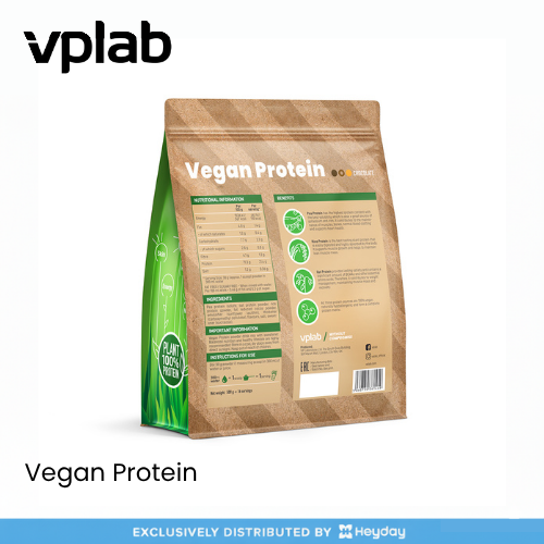VPLab Sports Vegan Protein in Chocolate Flavor (500g)