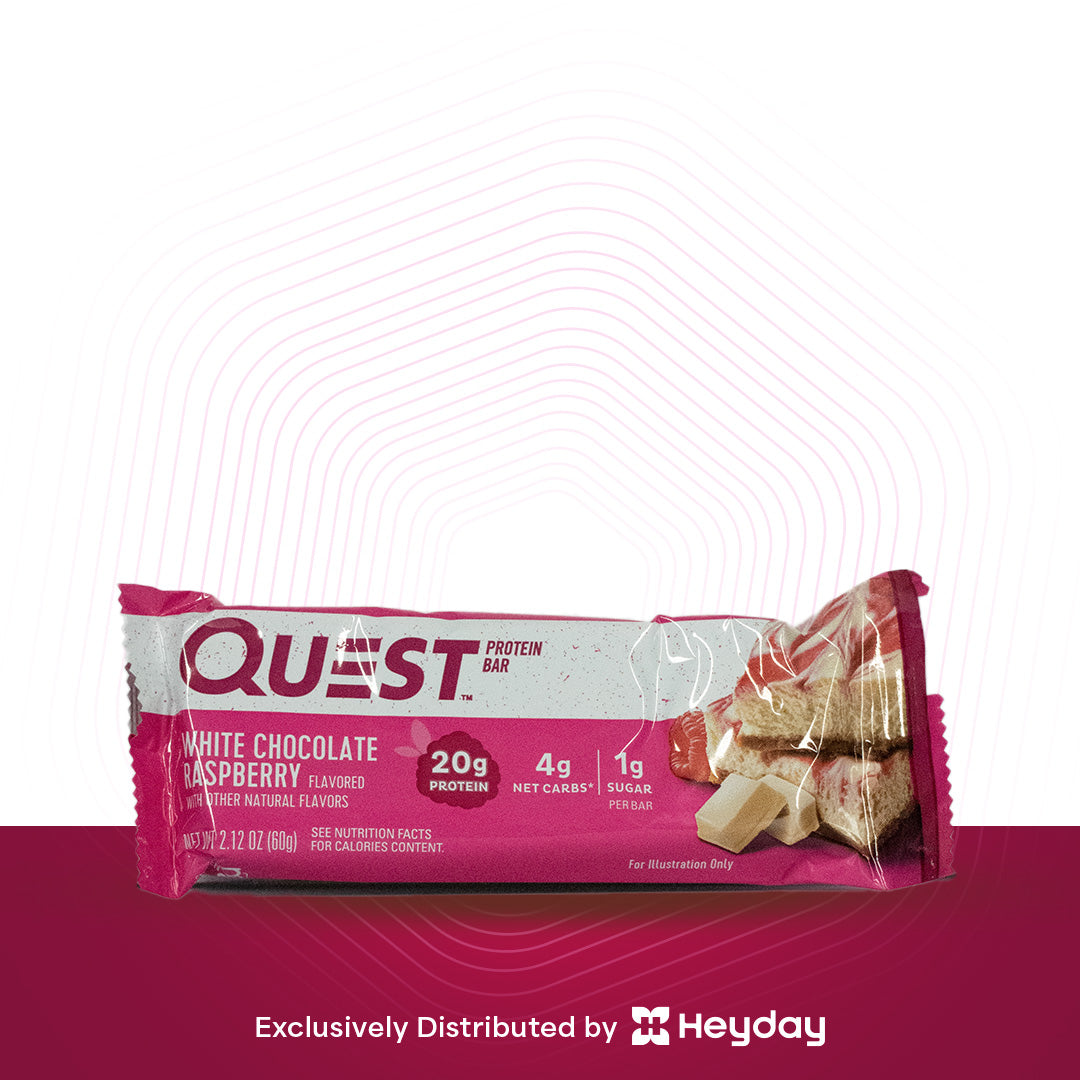 Quest White Chocolate Raspberry Protein Bar
