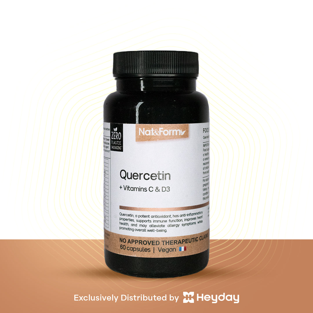 Nat&Form Quercetin with Vitamin C and D 500mg