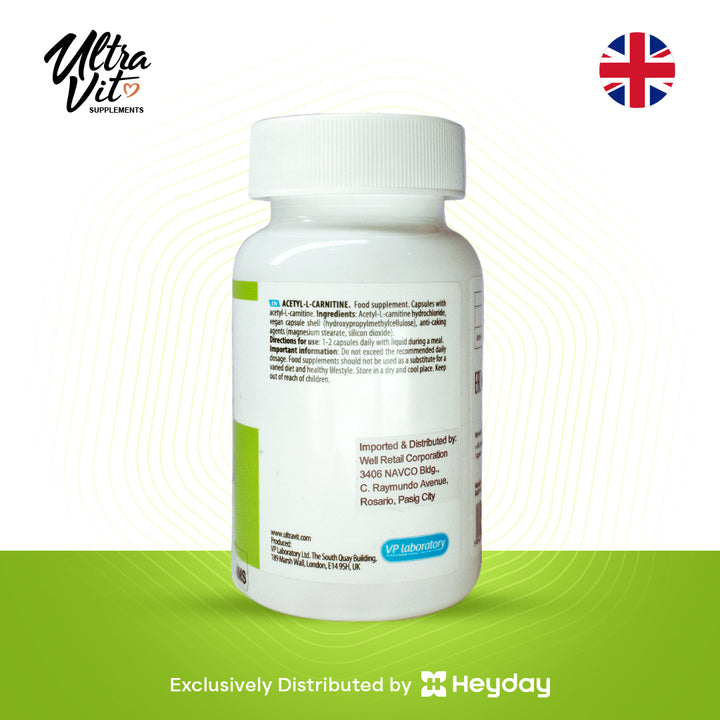 Ultravit Acetyl-L-Carnitine (60 Capsules)