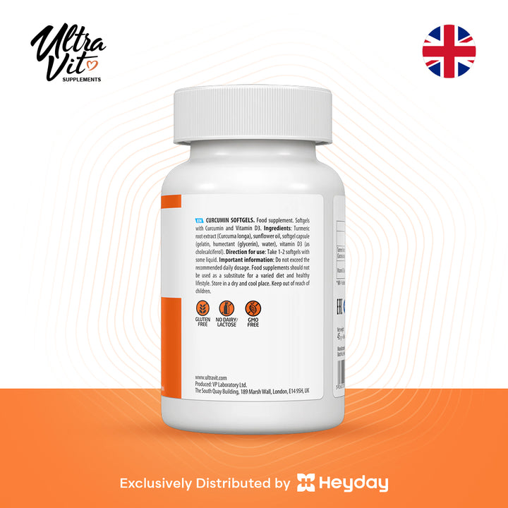 Ultravit Curcumin D3 (60 Softgels)