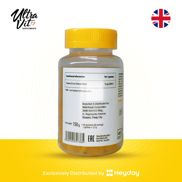 Ultravit Gummies Vitamin D3 (60 Gummies)