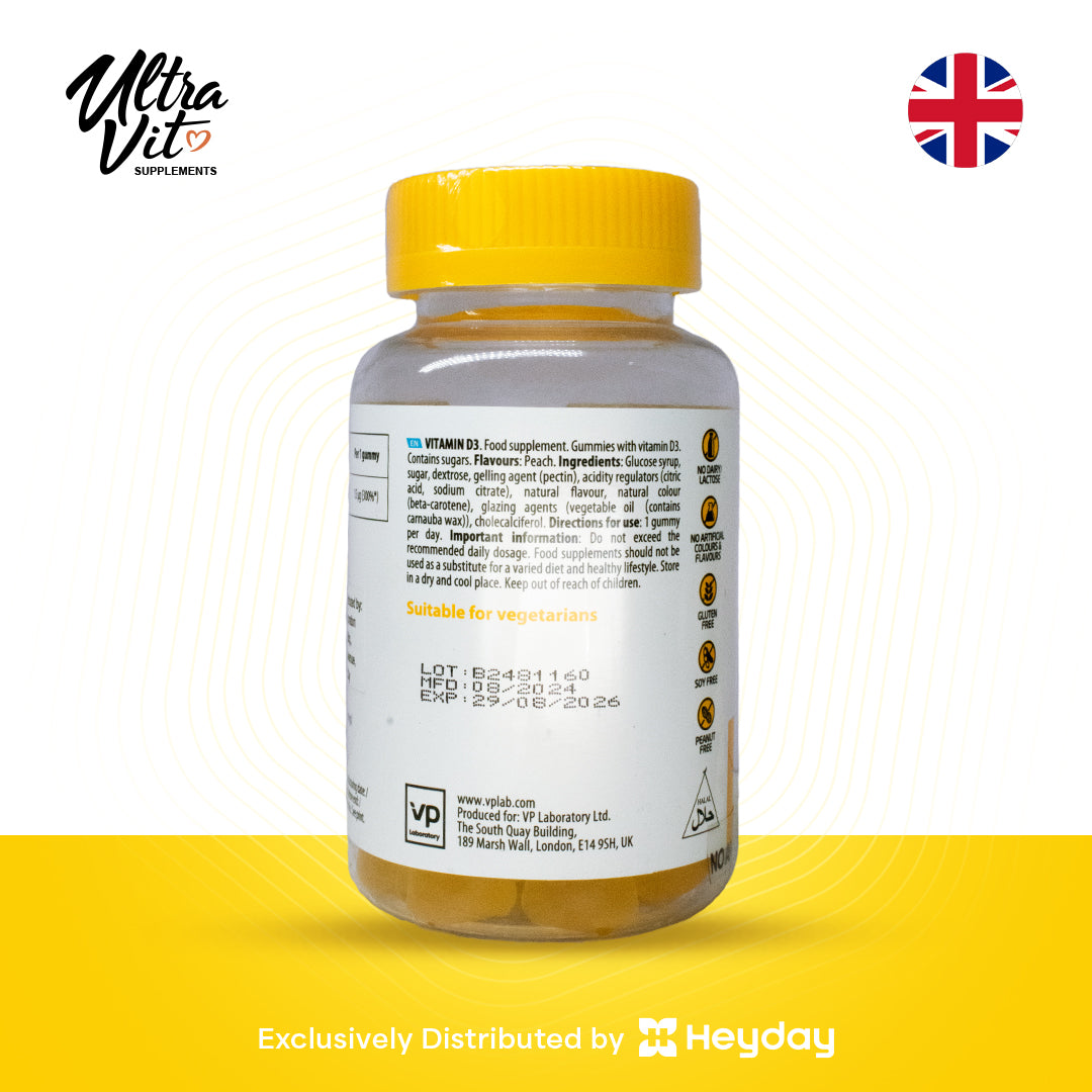 Ultravit Gummies Vitamin D3 (60 Gummies)