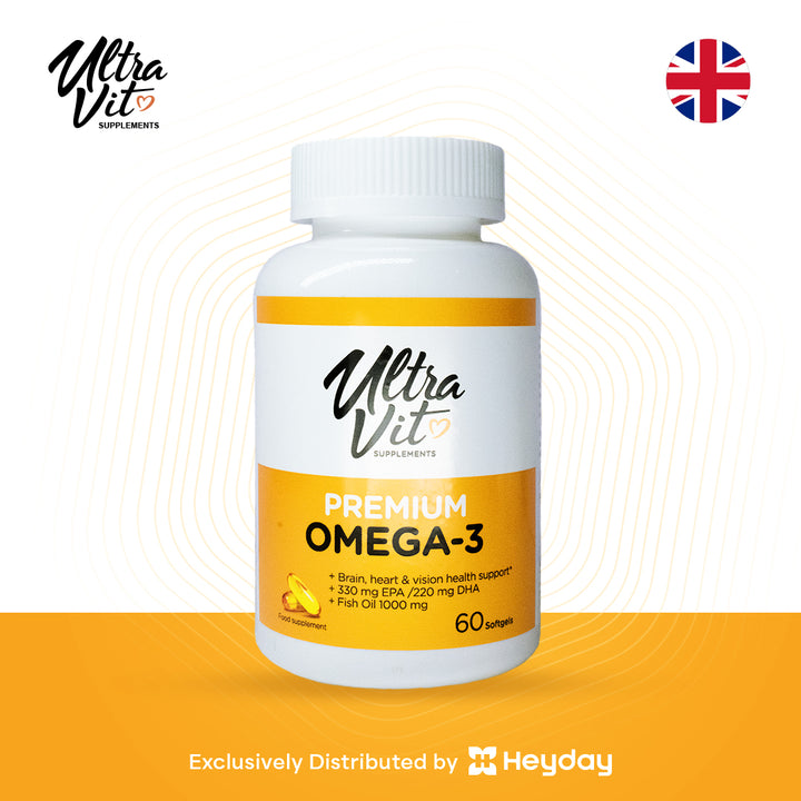 Ultravit Premium Omega-3 (60 Capsules)