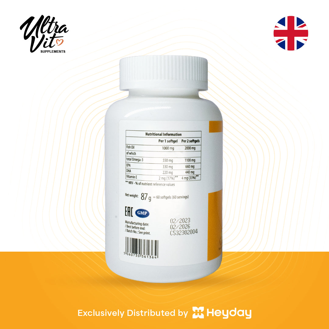 Ultravit Premium Omega-3 (60 Capsules)