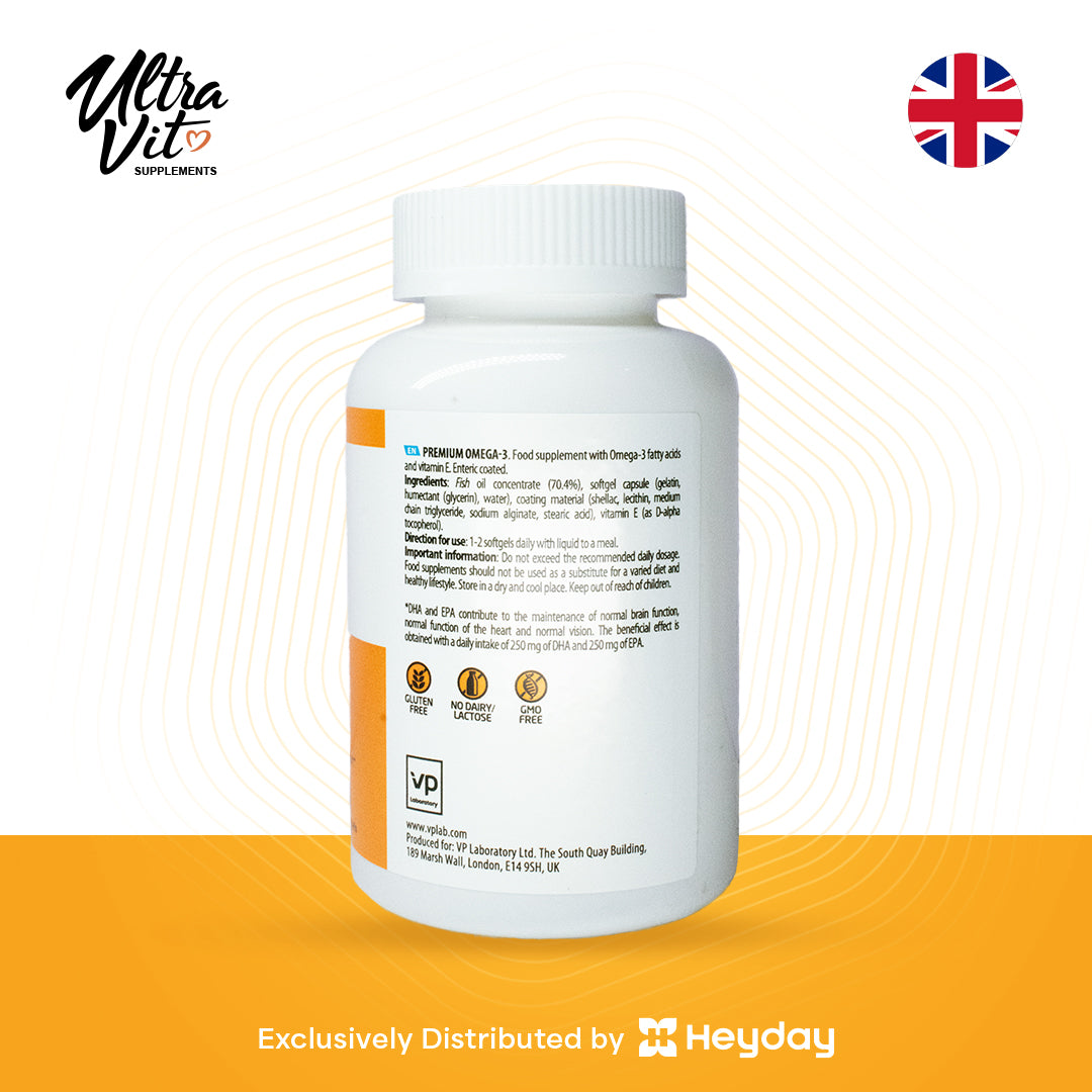 Ultravit Premium Omega-3 (60 Capsules)