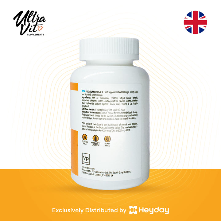 Ultravit Premium Omega-3 (60 Capsules)