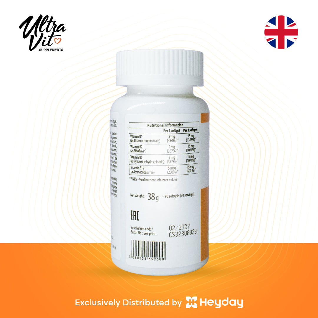 Ultravit Vitamin B Complex (90 Softgels)