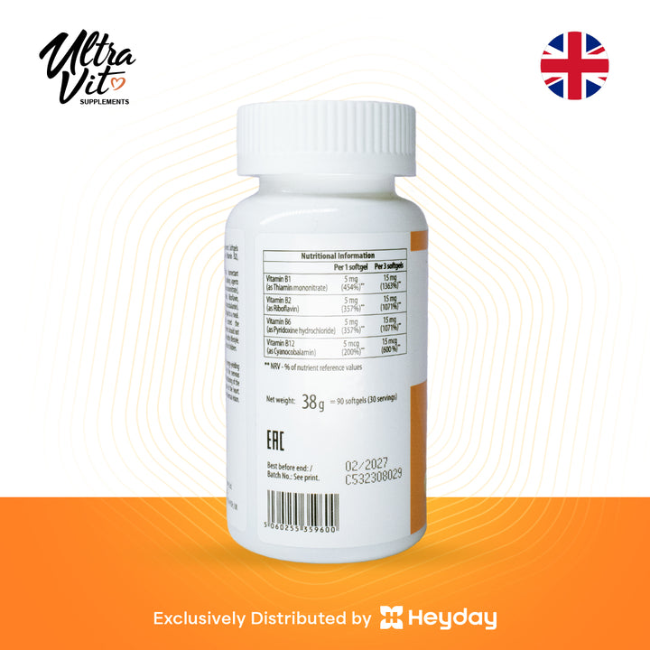 Ultravit Vitamin B Complex (90 Softgels)